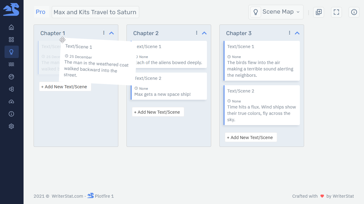 Storyfyre Plus Scene Map Drag Drop